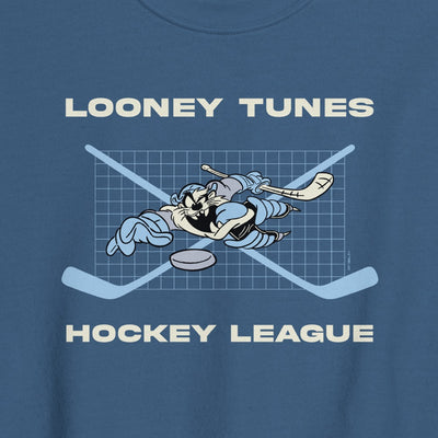 Team Looney Tunes Taz Hockey League Crewneck Sweatshirt