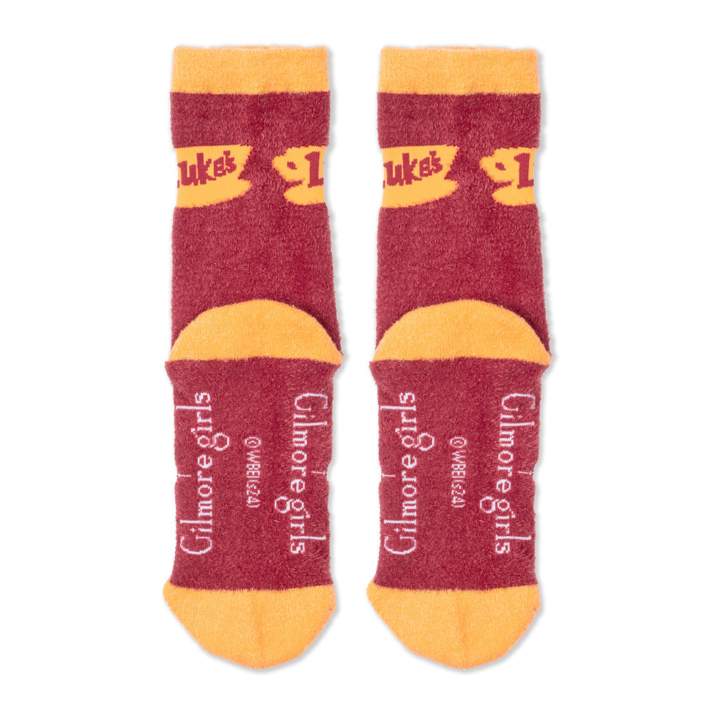 Gilmore Girls Luke's Diner Fuzzy Socks