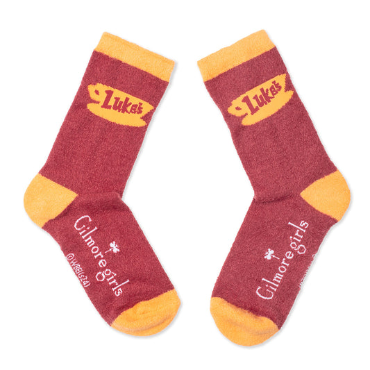 Gilmore Girls Luke's Diner Fuzzy Socks