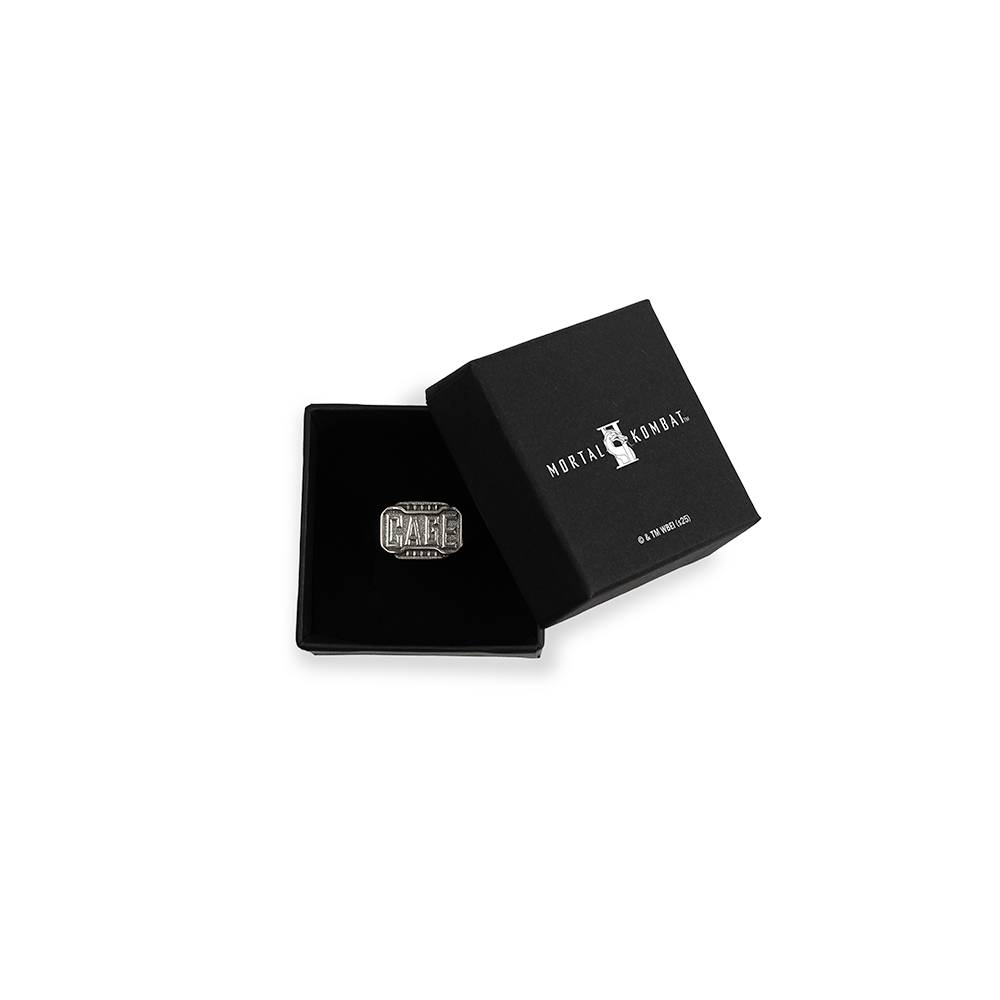 Mortal Kombat II Johnny Cage's Belt Sterling Silver Ring