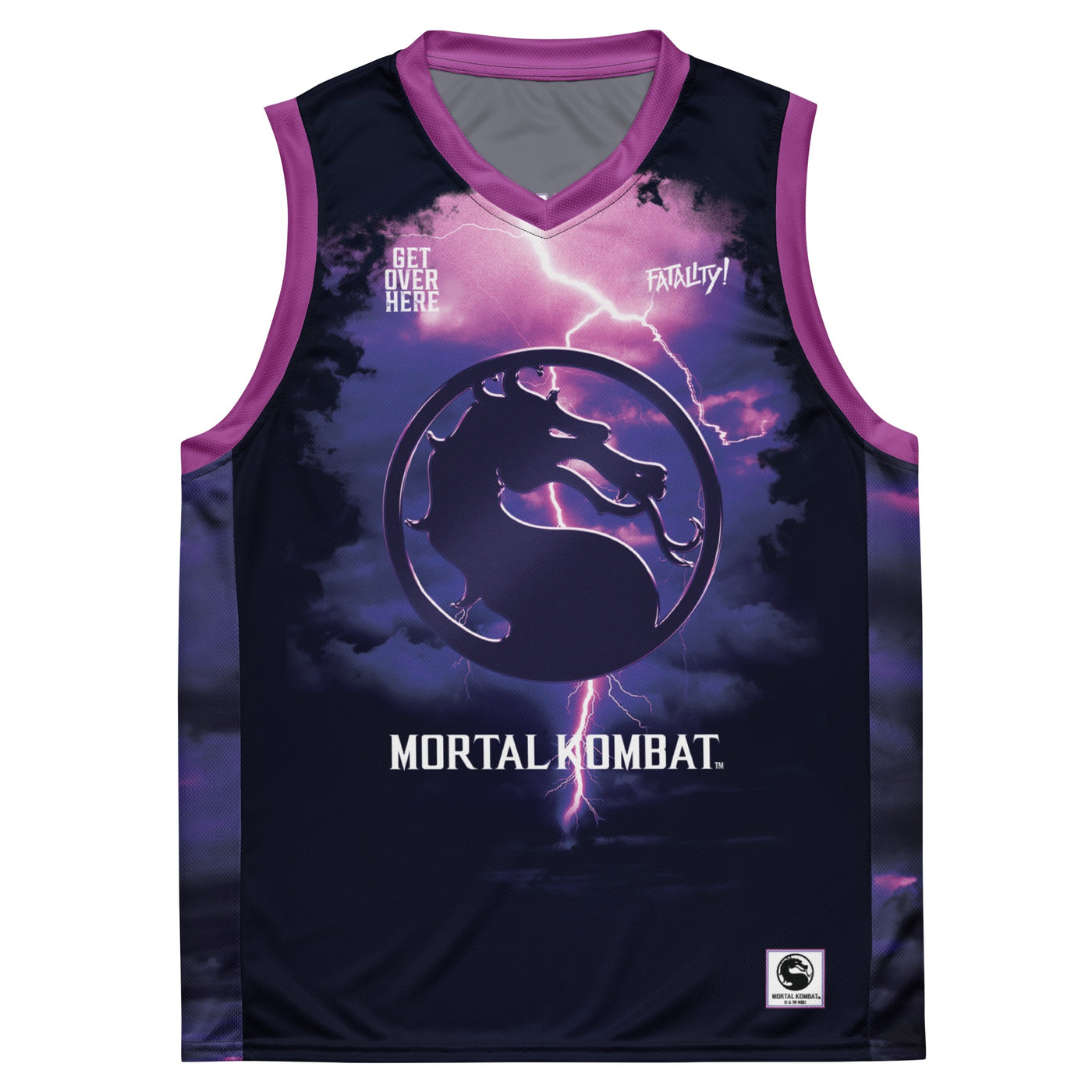 Mortal Kombat Flawless Victory Personalized Basketball Jersey