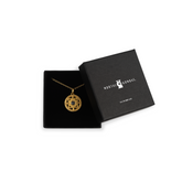Mortal Kombat II Amulet of Shinnok 24k Gold-Plated Sterling Silver Necklace