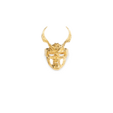 Mortal Kombat II Shao Kahn's Helmet 24k Gold-Plated Sterling Silver Ring