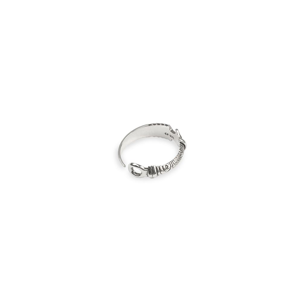 Mortal Kombat II Scorpion's Spear Sterling Silver Ring
