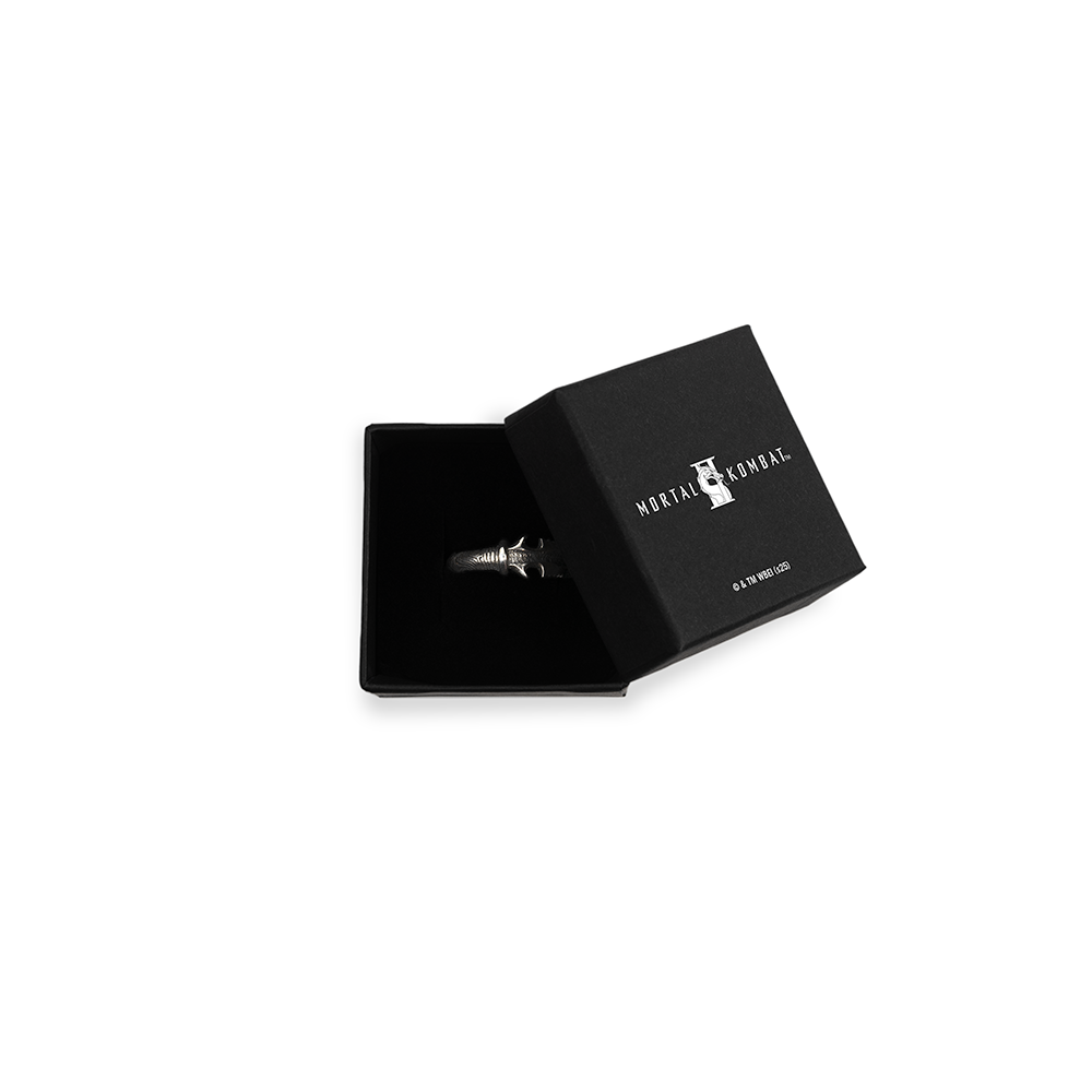 Mortal Kombat II Scorpion's Spear Sterling Silver Ring