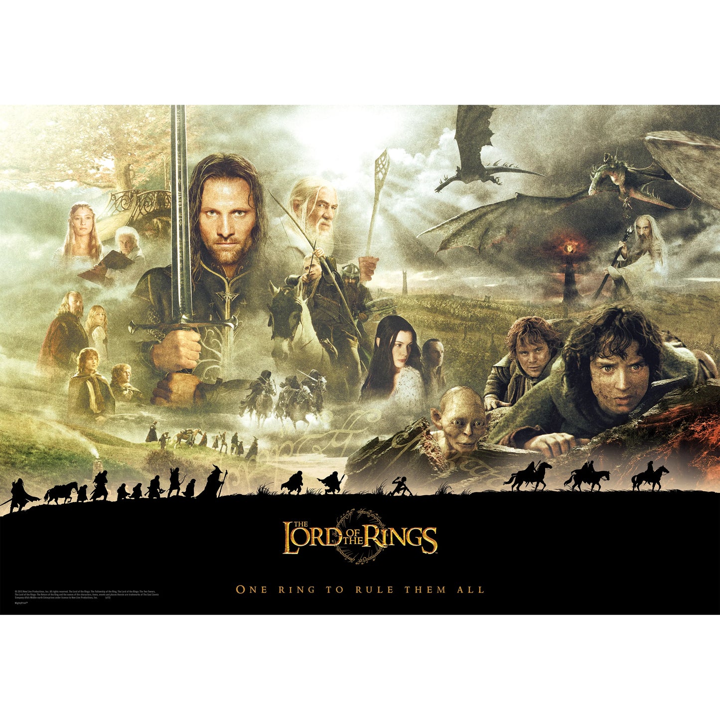 Lord of the Rings Trilogy (The Journey) MightyPrint Wall Art-5