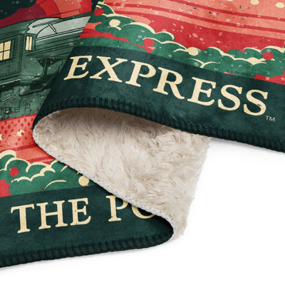 The Polar Express All Aboard Sherpa Blanket