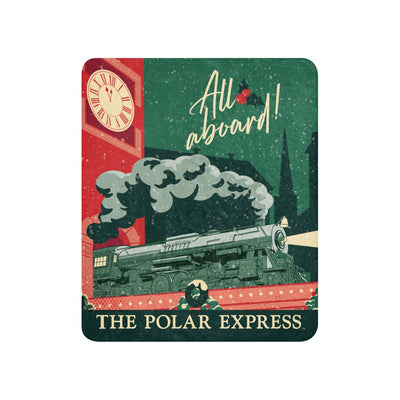 The Polar Express All Aboard Sherpa Blanket