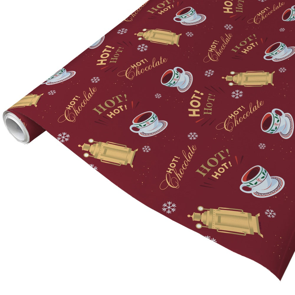 The Polar Express Hot Chocolate Wrapping Paper