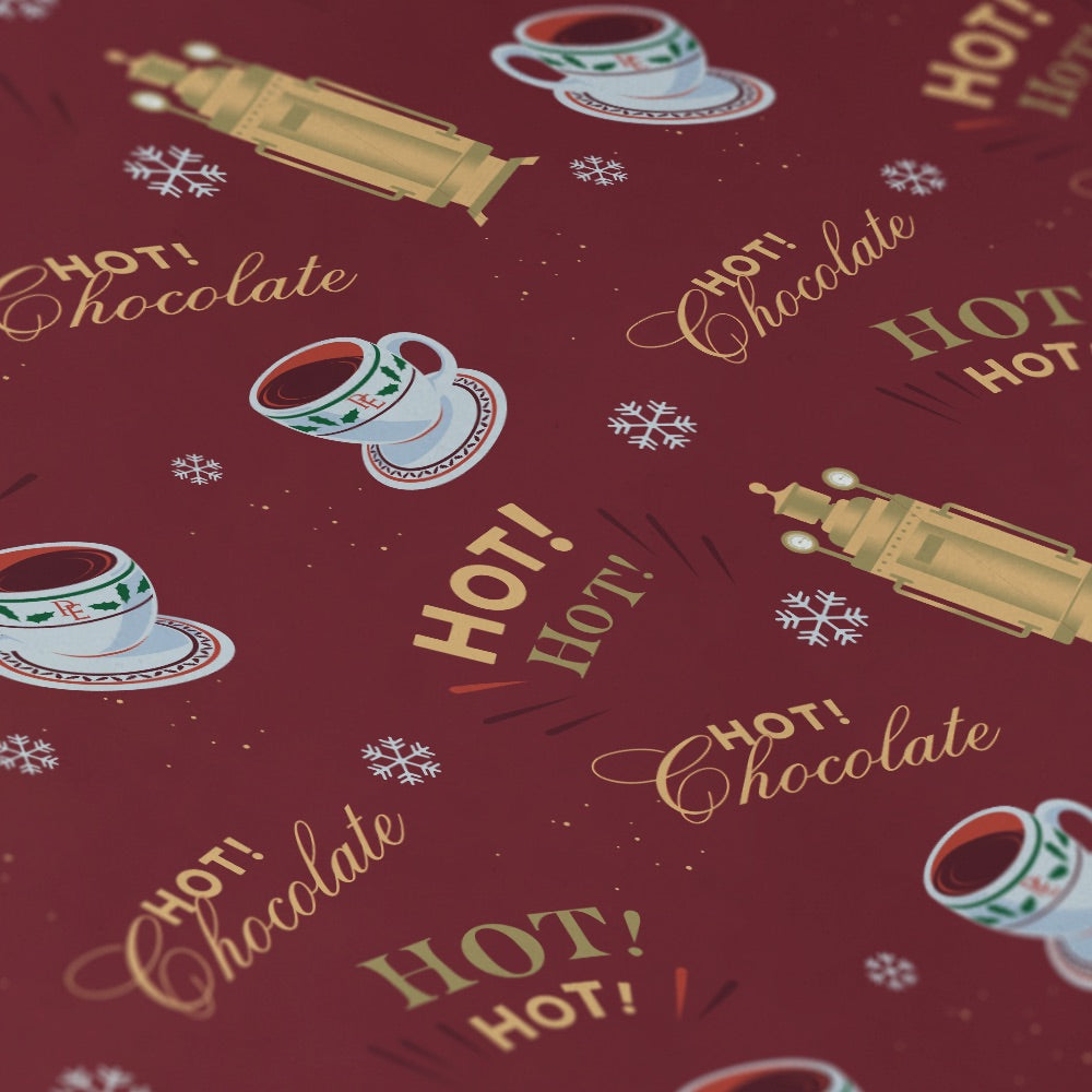 The Polar Express Hot Chocolate Wrapping Paper