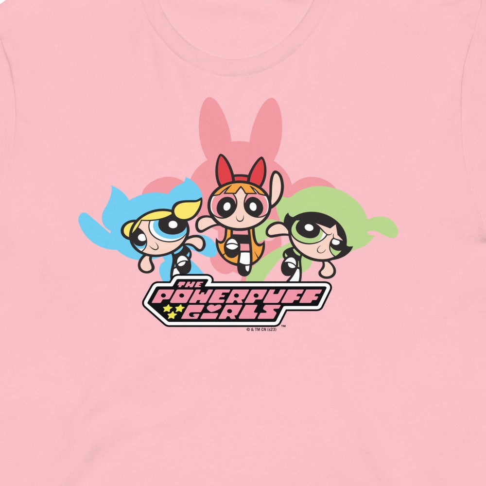 The Powerpuff Girls Logo Adult Short Sleeve T-Shirt