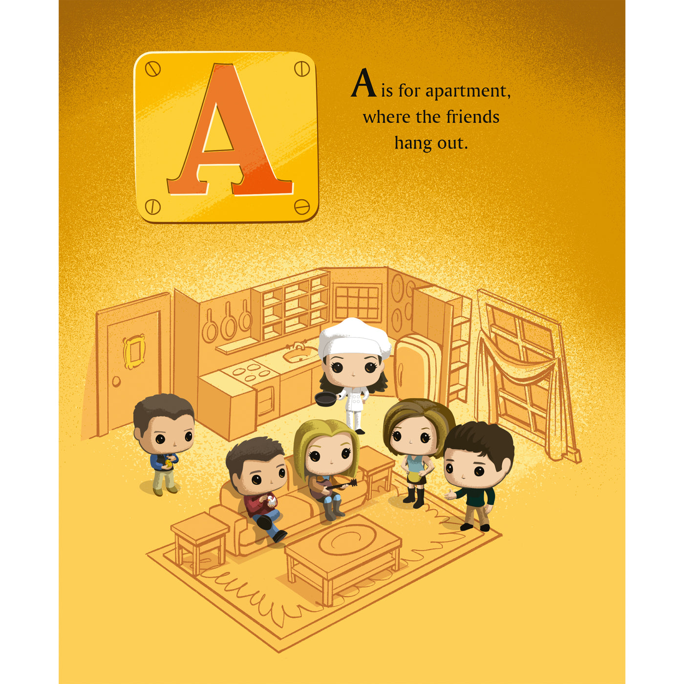 Friends F is for Friends: An Alphabet Book - Funko Pop | Little Golden Book