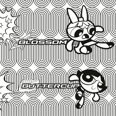 The Powerpuff Girls Super-Fierce Coloring Book