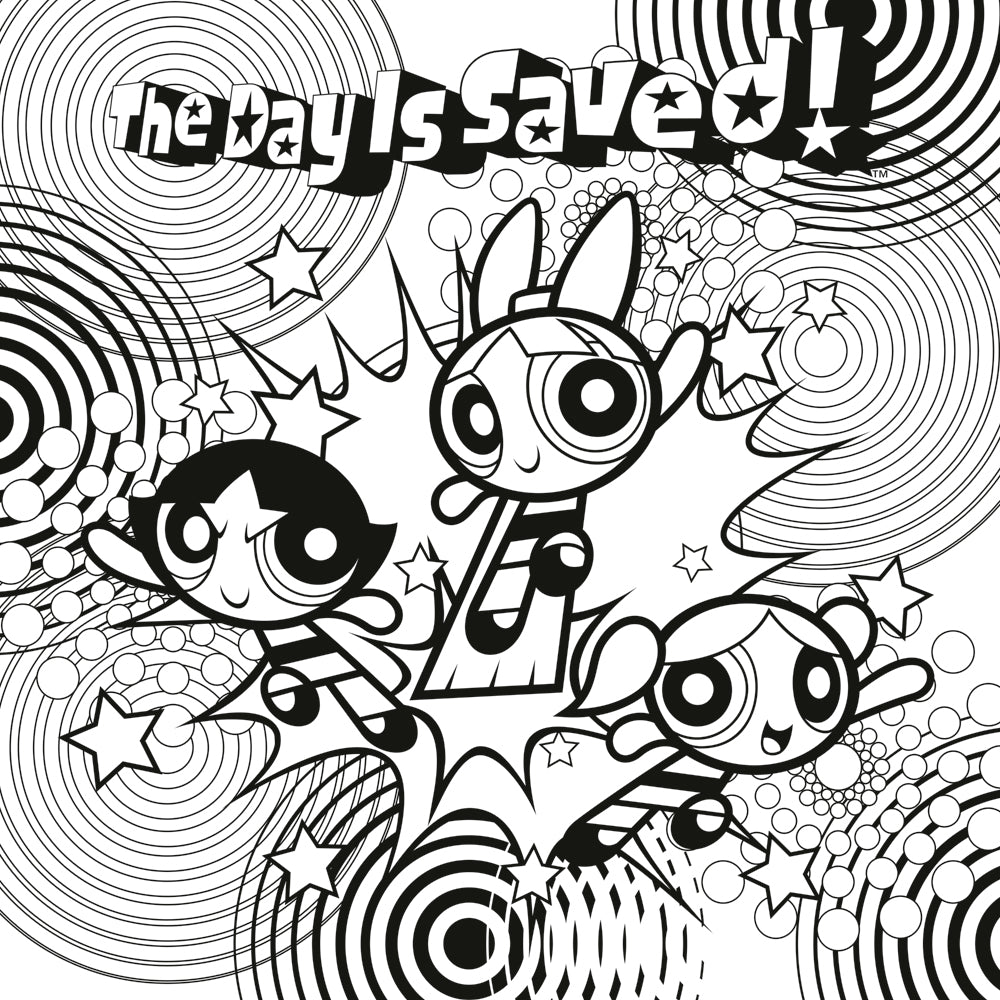 The Powerpuff Girls Super-Fierce Coloring Book