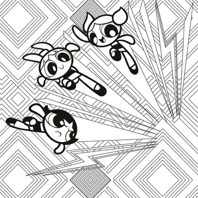 The Powerpuff Girls Super-Fierce Coloring Book