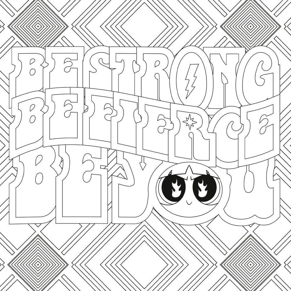 The Powerpuff Girls Super-Fierce Coloring Book