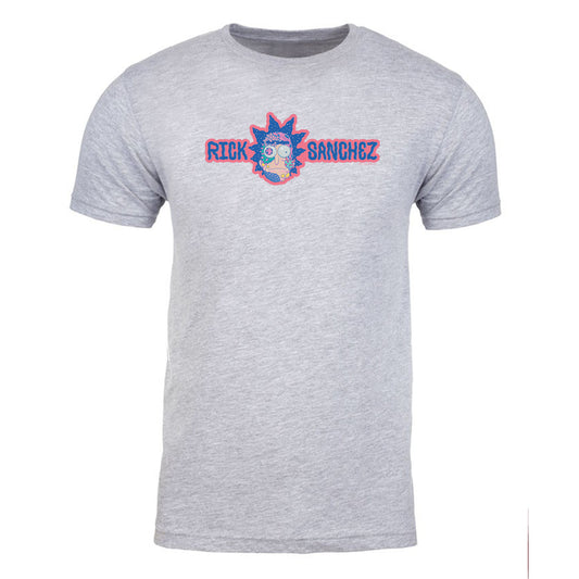 Rick and morty rick and morty adult short sleeve t-shirt - light grey