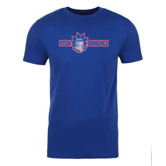 Rick and morty rick and morty adult short sleeve t-shirt - royal