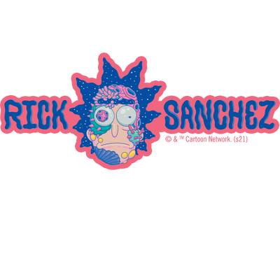 Rick & Morty Rick Sanchez Left Chest Adult Short Sleeve T-Shirt