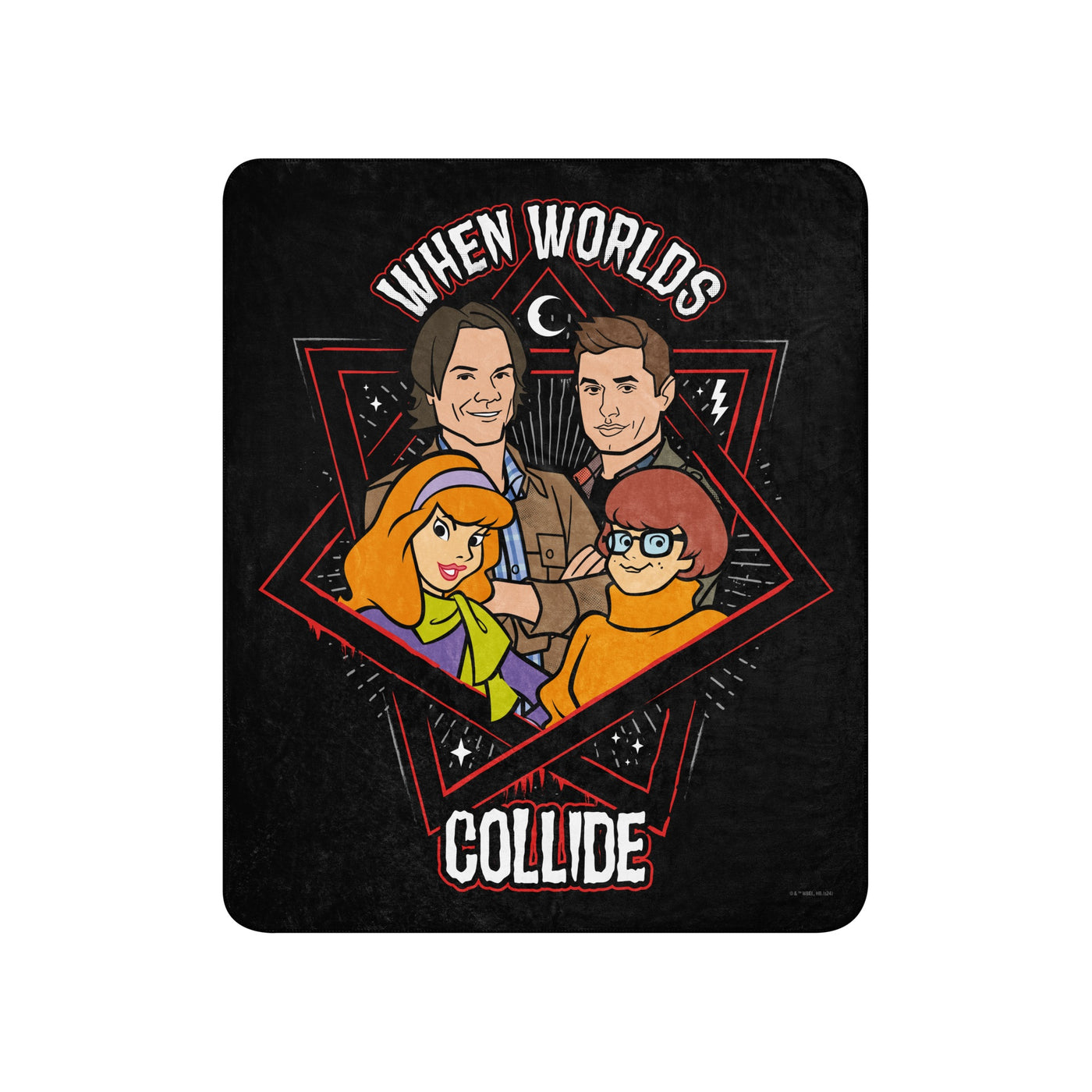 Supernatural x Scooby-Doo! When Worlds Collide Sherpa Blanket