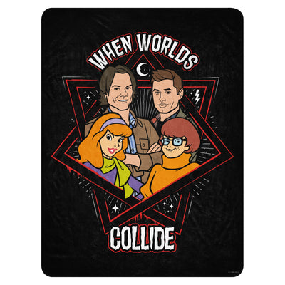 Supernatural x Scooby-Doo! When Worlds Collide Sherpa Blanket