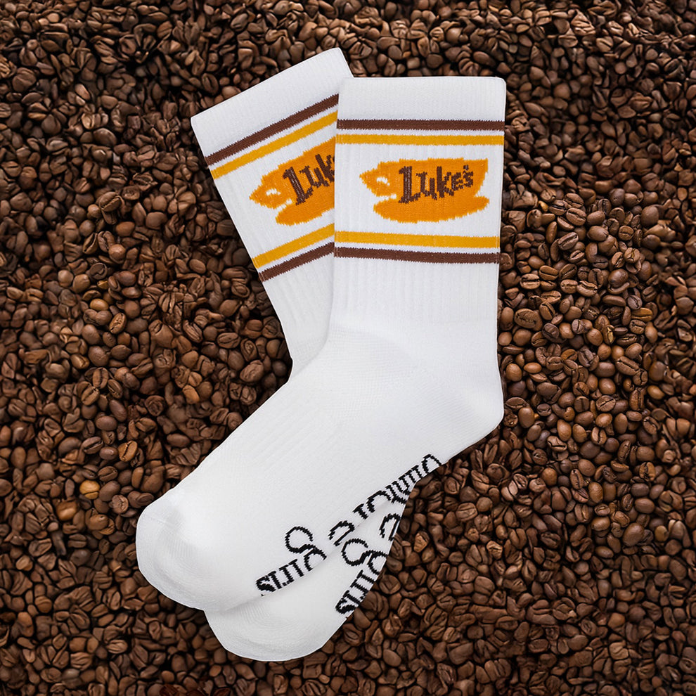 Gilmore Girls Luke's Diner Crew Socks 