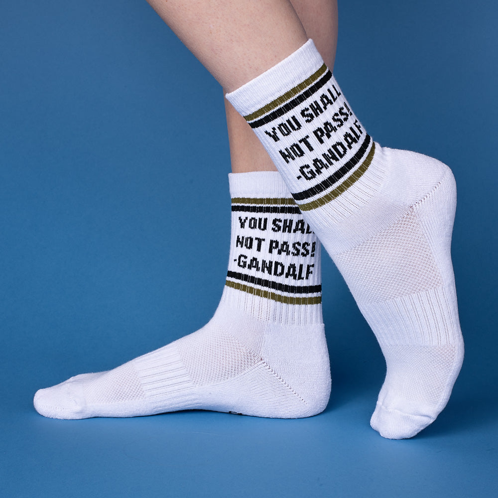 The Lord of the Rings You Shall Not Pass Socks 