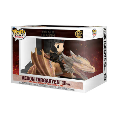 House of the Dragon Aegon Targaryen With Sunfyre Funko Pop! Deluxe