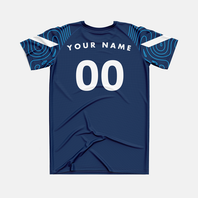 Exclusive Ted Lasso A.F.C. Richmond Season 3 Navy Personalized Away Jersey