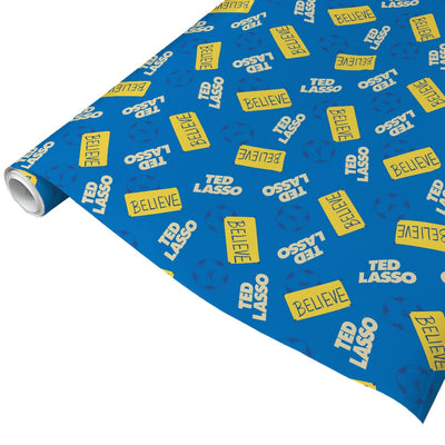 Ted Lasso Believe Pattern Wrapping Paper