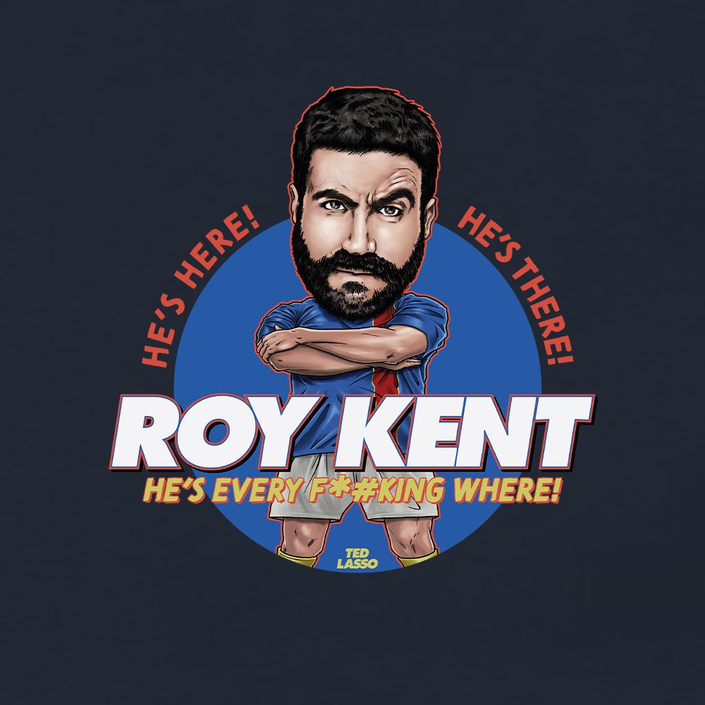 Ted Lasso Roy Kent Bobblehead Adult Short Sleeve T-Shirt