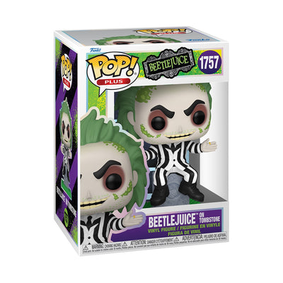 Beetlejuice with Tombstone Funko Pop! Plus Figure