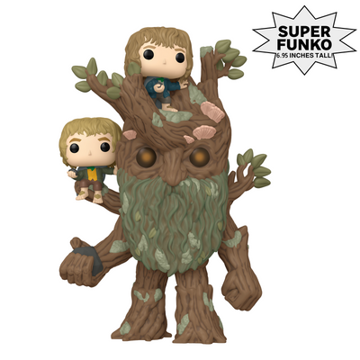 The Lord of the Rings Treebeard with Merry & Pippin Super Funko Pop! Figure