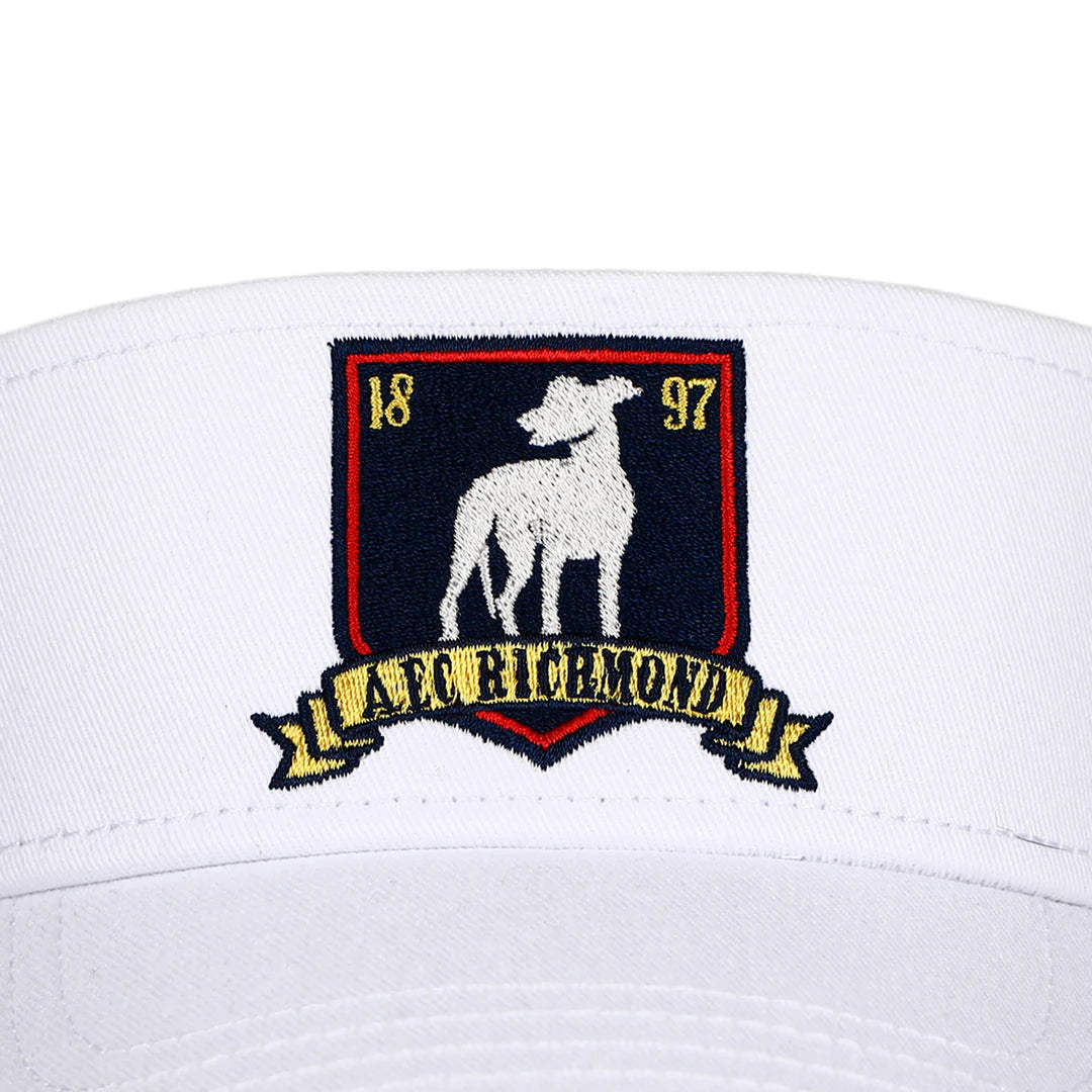 Ted Lasso AFC Richmond Greyhounds White Visor-5