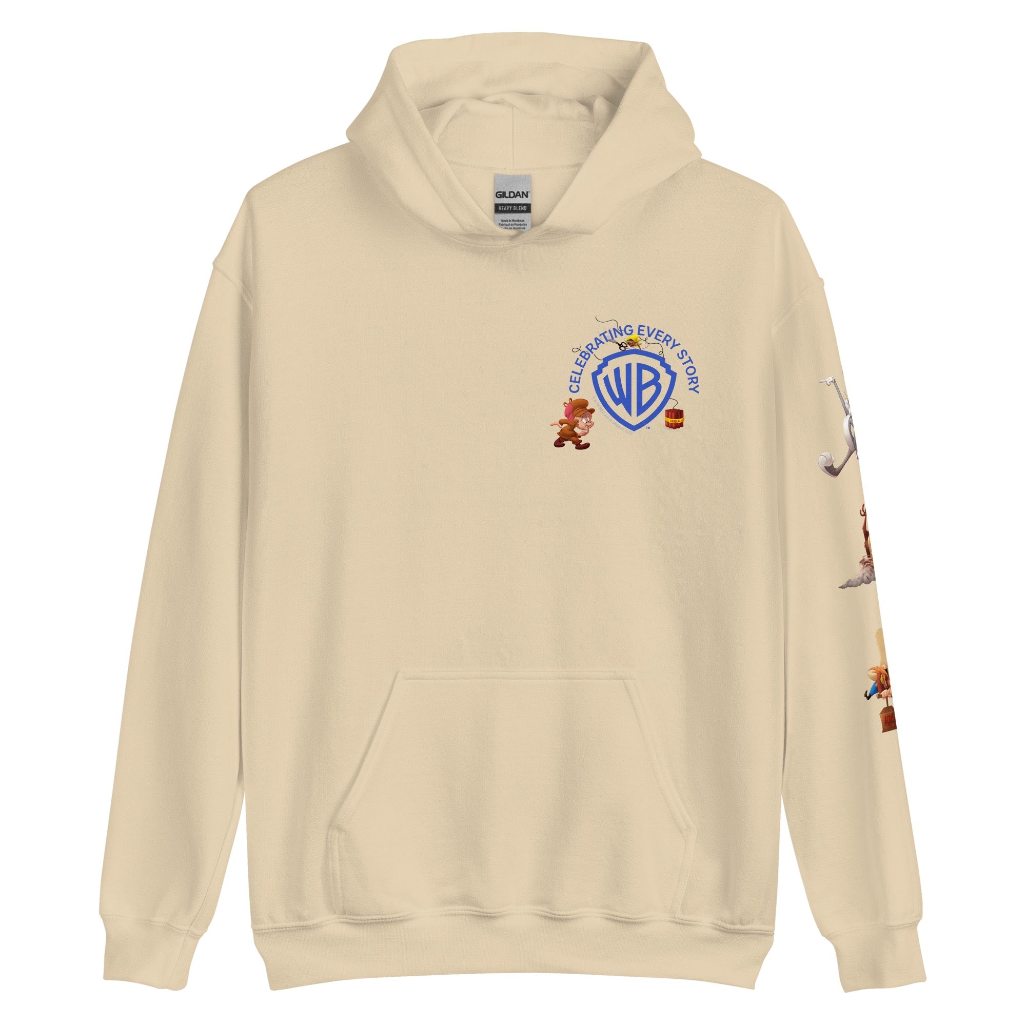 WB 100 Gold Logo Looney Tunes Hoodie