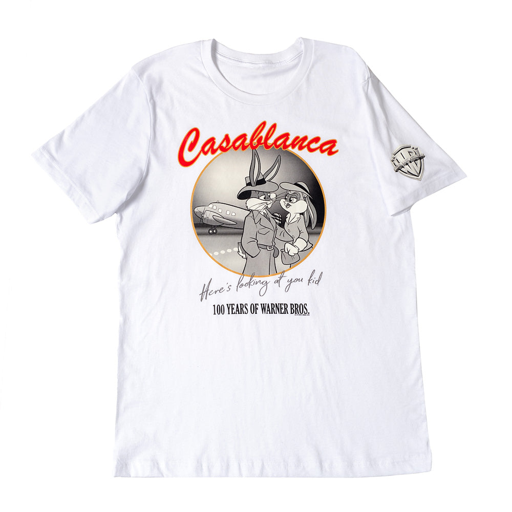 Exclusive WB 100 Looney Tunes x Casablanca Adult Short Sleeve T-Shirt