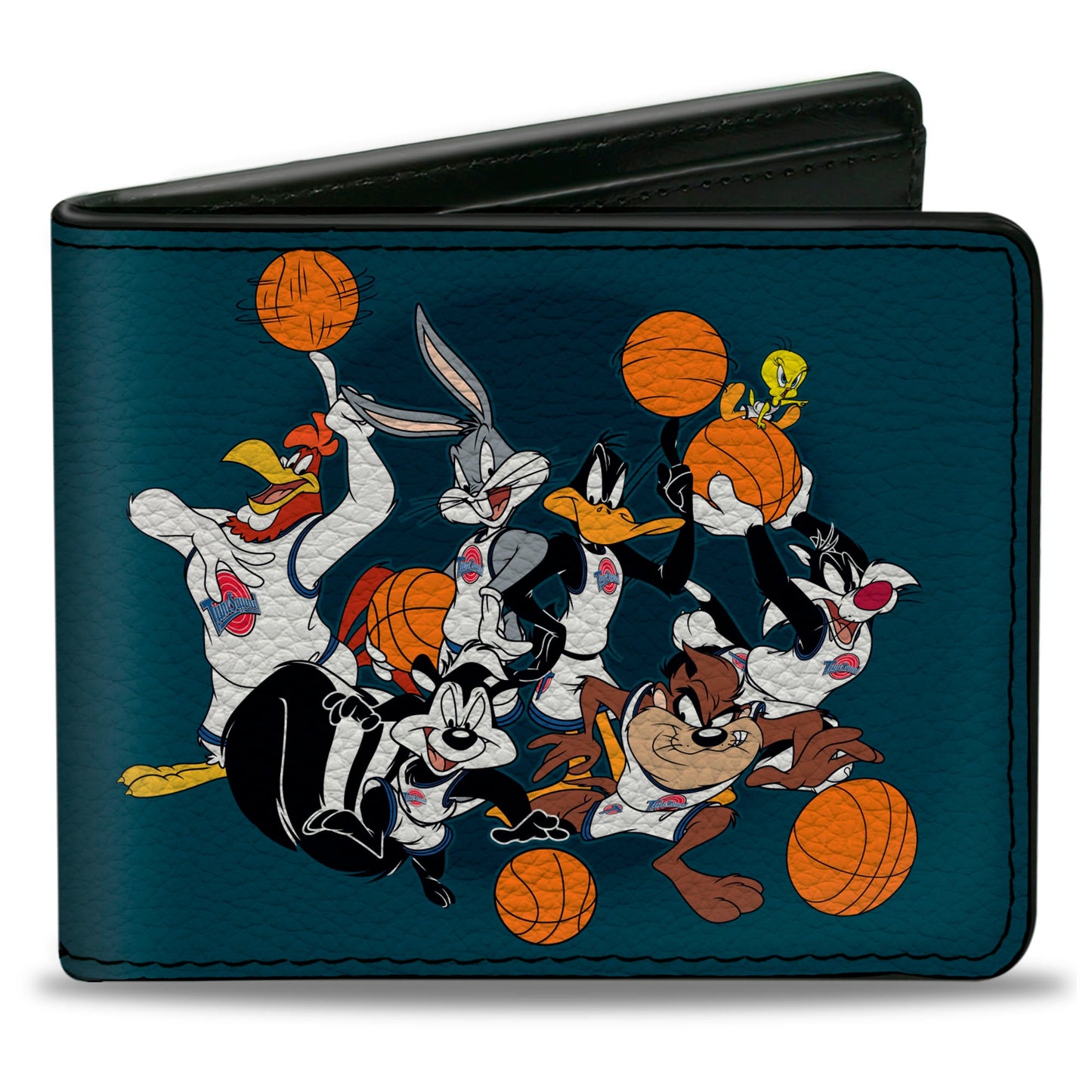 Space Jam Tune Squad Galaxy Bi-Fold Wallet closed front view