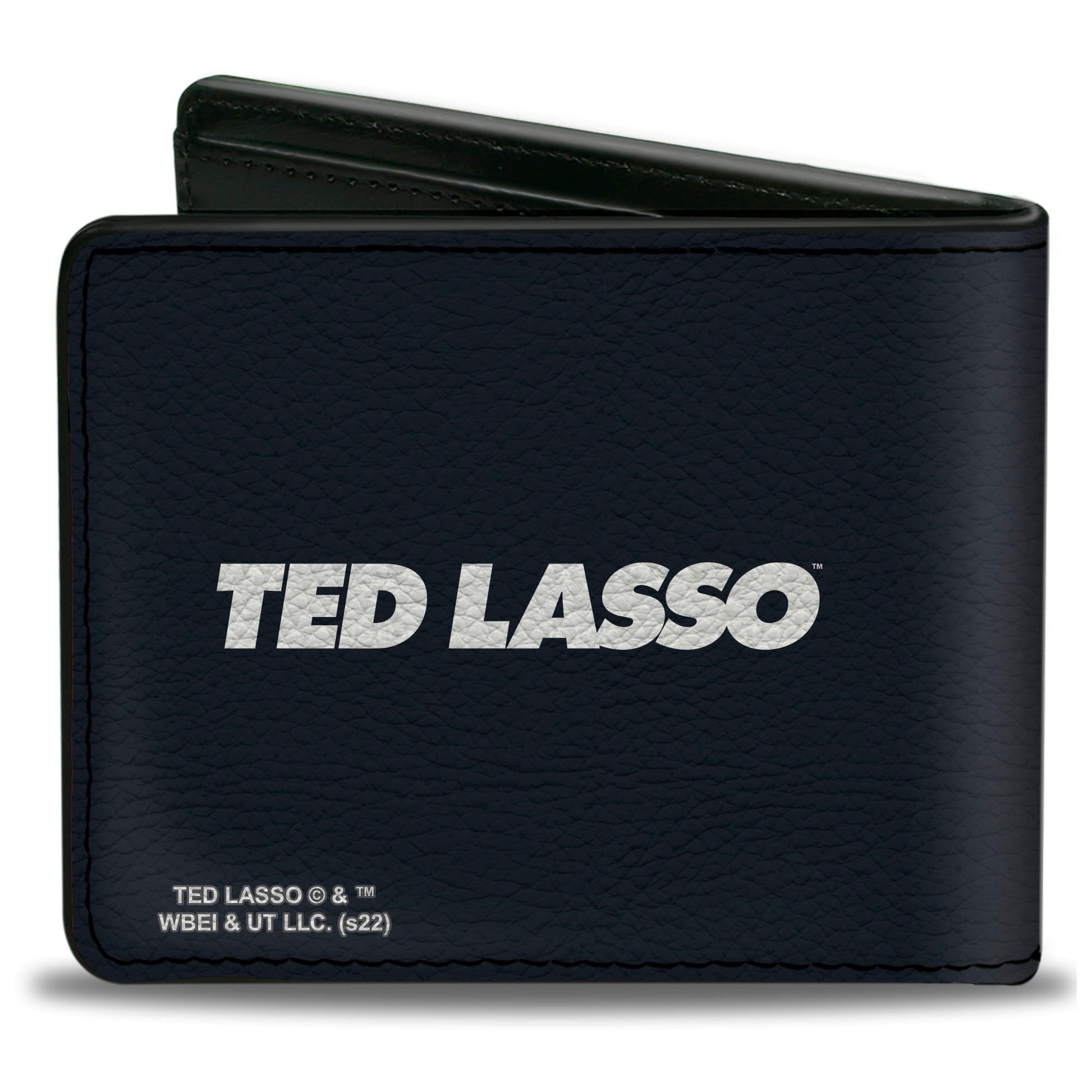 Interior of the Ted Lasso wallet showing the card slots and ID window.