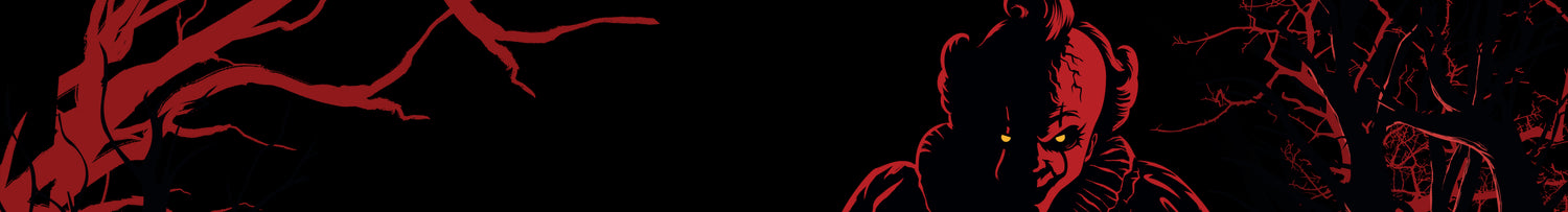 Shop IT Movie Merch and Pennywise Costumes - Banner
