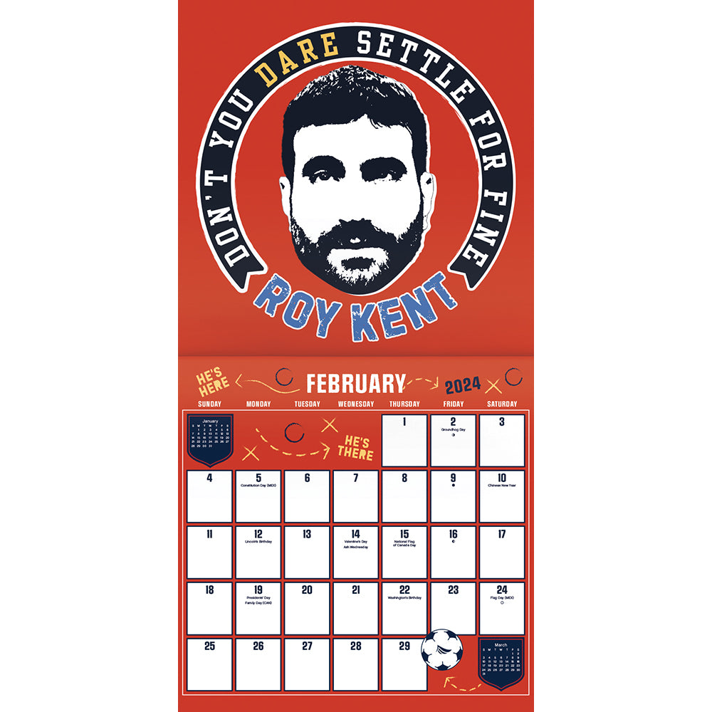 Ted Lasso 16-Month 2024 Wall Calendar