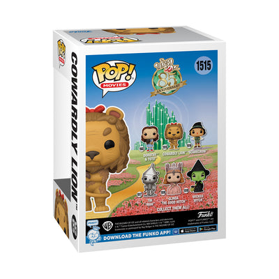 Funko Pop! Movies: The Wizard of Oz 85th Anniversary Cowardly Lion Vinyl Figure with Chance of Chase