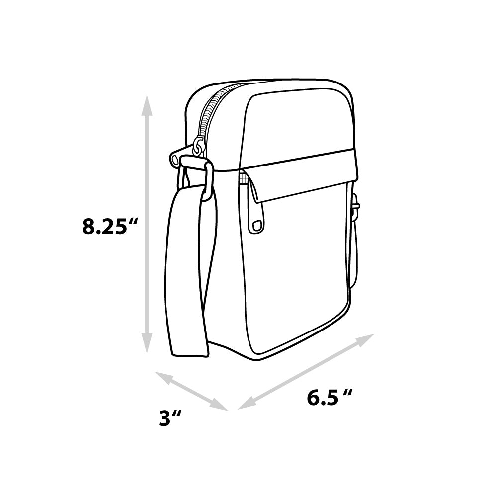 Back view of Scooby-Doo brown spotted bag