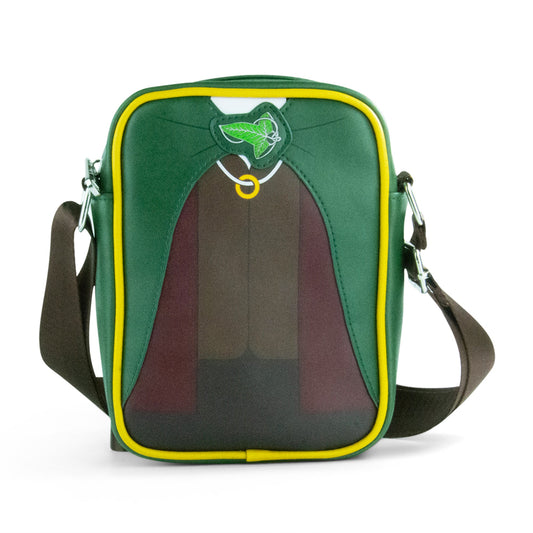 Front view of The Lord of the Rings Frodo Cape Crossbody Bag showing character art.