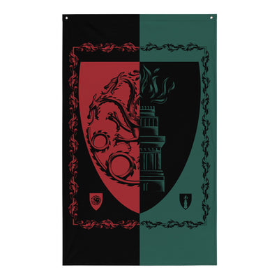 House of the Dragon The Green Council vs. The Black Council Flag