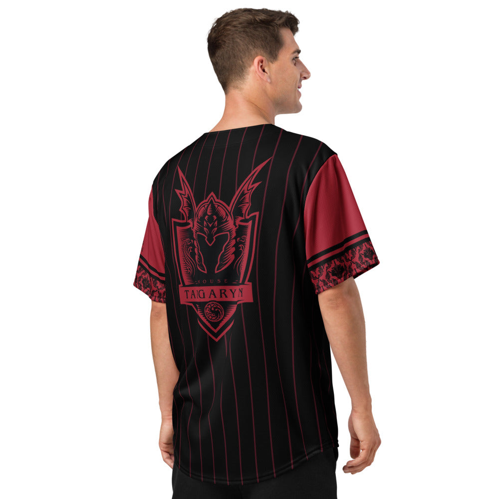 House of the Dragon House Targaryen Baseball Jersey M House of the Dragon House Targaryen Baseball Jersey M