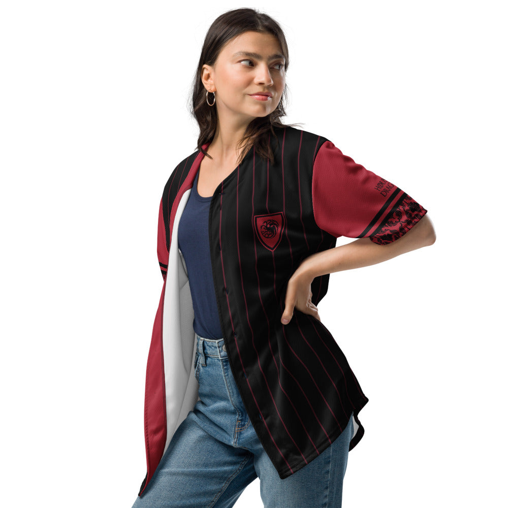House of the Dragon House Targaryen Baseball Jersey