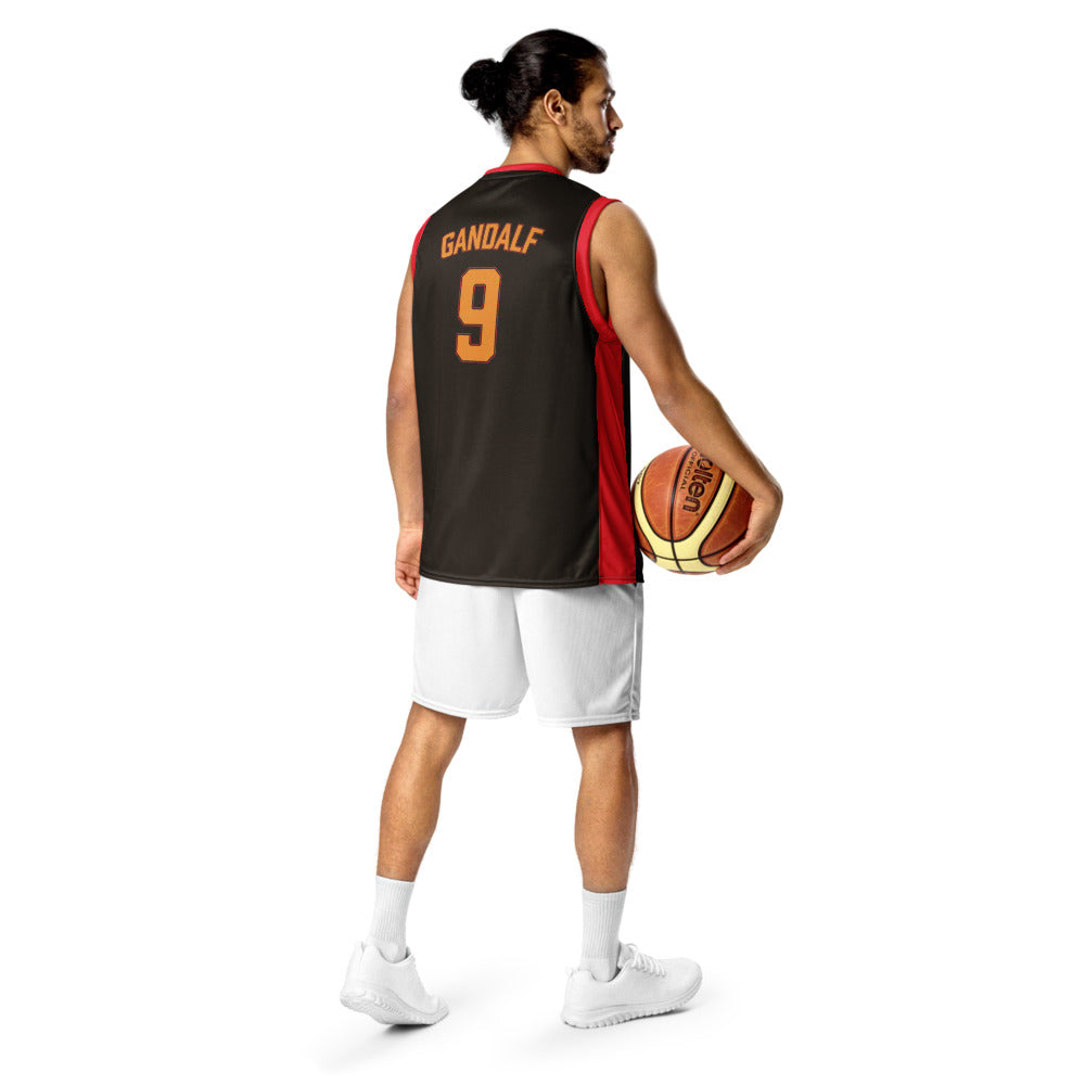 The Lord of The Rings You Shall Not Pass Basketball Jersey
