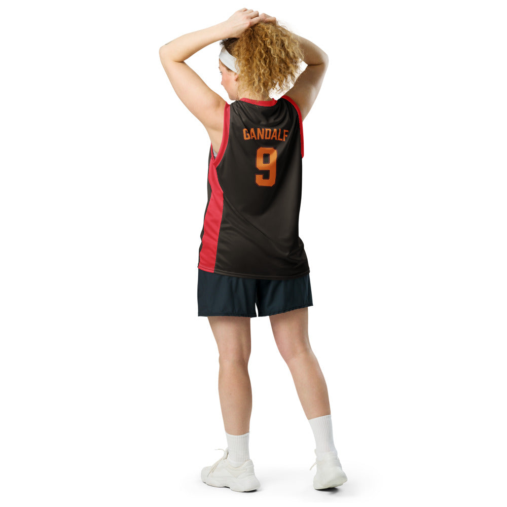 Lord Of The Rings You Shall Not Pass Basketball Jersey