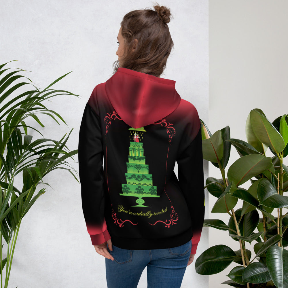 Beetlejuice Beetlejuice Wedding Cake Ombre Hoodie