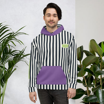 Beetlejuice Beetlejuice Wanted by Afterlife Police Striped Hoodie